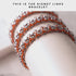 Liens orang-outan | Bracelet Mini Kismet | Orange x Argent